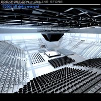 Boxing arena 3D Model
