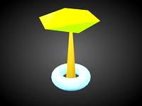 Prototype for Pool/Lake Floater and Umbrella