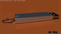 USB memory card 3D Model
