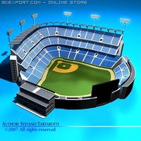 Baseball stadium 3D Model