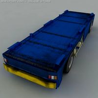 cargo loading platform 3D Model