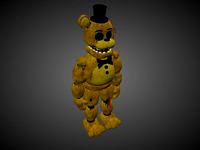 NightmareFredbear Five Night's At Freddy's:HW - Download Free 3D model by  RandomFnafUserlol (@RandomUserlololol) [2b2462e]