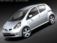 Toyota Aygo 3D Model