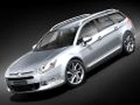 Citroen C5 estate 2009 3D Model