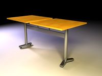 Double Surfaced Table 3D Model