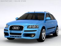 AUDI A3 Sportback 3D Model