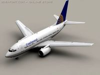 Boeing 737 600 Continental 3D Model