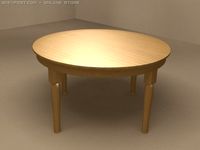 Table Capotavola 3D Model