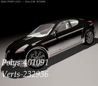 Subaru B11S Optimized 3D Model