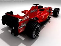 Ferrari F1 2008 3D Model