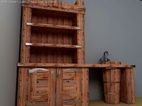Old kitchen closet and washsta 3D Model