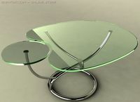 Glass table 3D Model