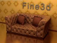 AntiqueSofa090431709 3D Model