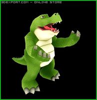 Cocodrilo Game Model 3D Model
