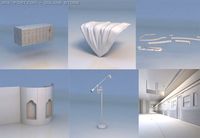 Light cushion closet outdoor 3D Model