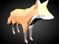 Low Poly Fox by PixelMannen