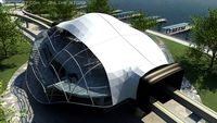 Monorail Station 3D Model
