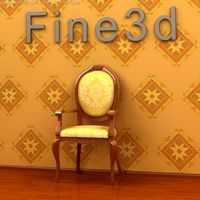 Antique02Chair0a8 3D Model