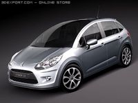 Citroen C3 2010 3D Model