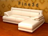 01multiplayer Sofa025 3D Model