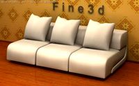 01multiplayer Sofa026 3D Model