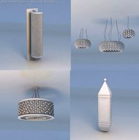 Light pendant light lamp 3D Model
