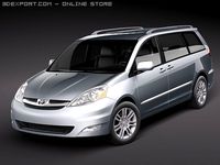 Toyota Sienna 3D Model