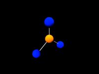 trigonal planar/ boron hydride