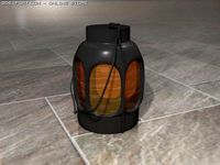Old antic 6sided lamp 3D Model