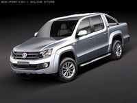Volkswagen Amarok 2011 3D Model