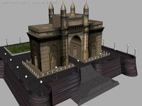 Gateway of India 3D Model