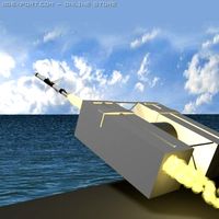 US Sea Sparrow Missile System 3D Model