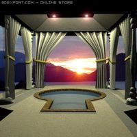 Outdoor Spa 3D Model