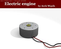 Electric engine 3D Model