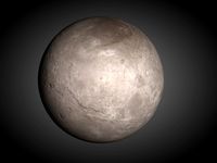 Charon (Pluto's moon) as seen by New Horizons