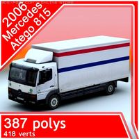 2006 Mercedes Atego 815 3D Model