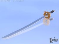 Katana, Samurai Sword. 3D Model