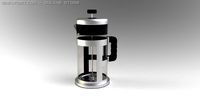 French Press 3D Model