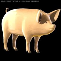 Pig 3D Model