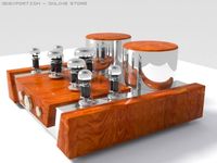 Vacuum tube amplifier 01 3D Model