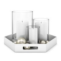 White Candles Set 3D Model