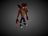 Rigged Crash bandicoot