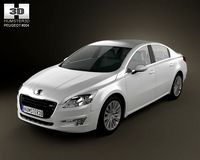 Peugeot 508 saloon 2011 3D Model