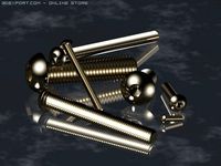 Screws Bolts DIN 7380 ISO 7380 AutoCAD 2007 2010 3D Model