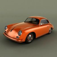 Porsche 356 3D Model