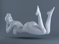Tummy sexy girl 02 | 3D