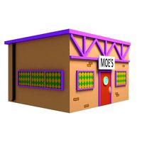 moe s tavern cartoon building