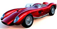1957 Ferrari Testa Rossa 3d model