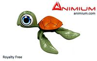 Cartoon Turtle 3d model