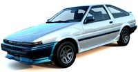 Toyota Corolla AE86 3d model
